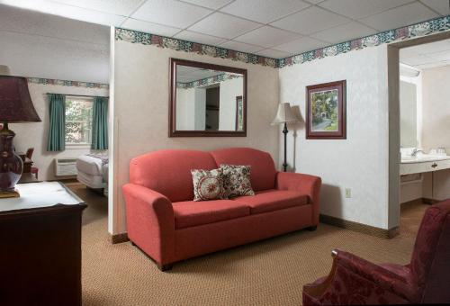 Zona de estar de Bird-in-Hand Family Inn