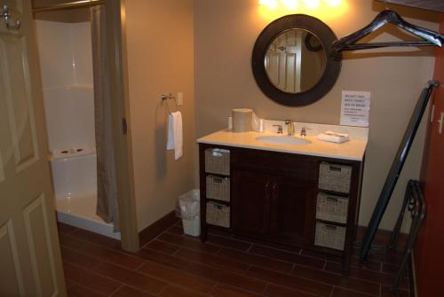 A bathroom at Put-in-Bay Victory Station