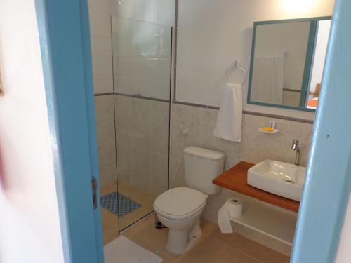 Vonios kambarys apgyvendinimo įstaigoje Prima Graça