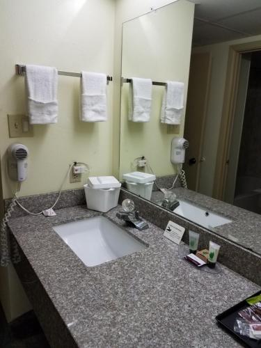 Kylpyhuone majoituspaikassa Discovery Inn Lafayette