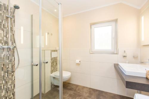 Een badkamer bij Parkhotel Cochem