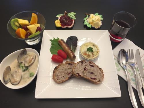 Mad på bed and breakfast-stedet eller i nærheden