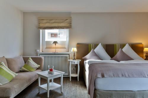 Postel nebo postele na pokoji v ubytování Hotel Uthland