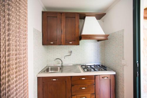 Η κουζίνα ή μικρή κουζίνα στο Villaggio Club Degli Ulivi