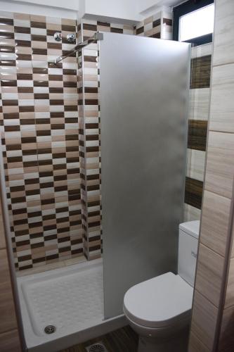 Koupelna v ubytování Iro Hotel