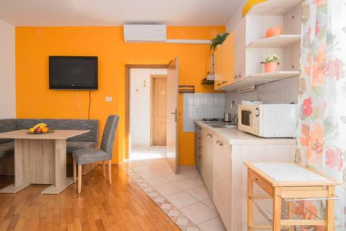 Dapur atau dapur kecil di Apartments Vila Marija