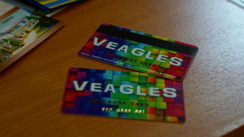 two packs of legos sitting on a table at Hotel Veagles in Narva-Jõesuu