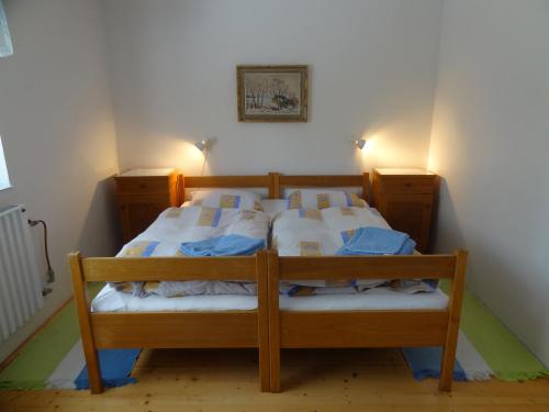 Voodi või voodid majutusasutuse Prázdninový dům Cihelna toas