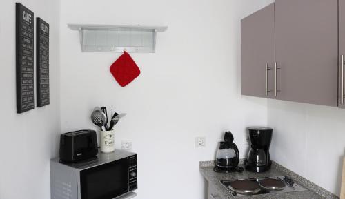 Dapur atau dapur kecil di Seadrift Land-Apartments