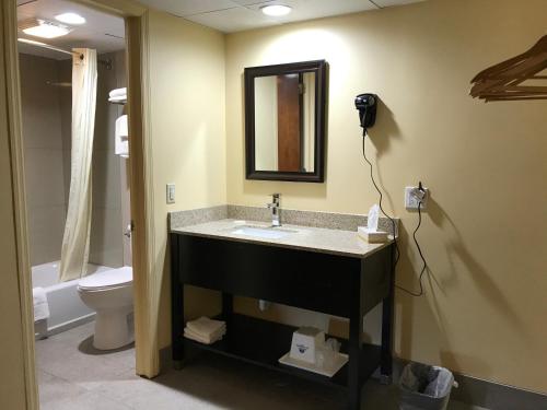 Kamar mandi di Soudersburg Inn & Suites Lancaster
