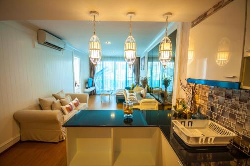 Et opholdsområde på My Resort Family Condo