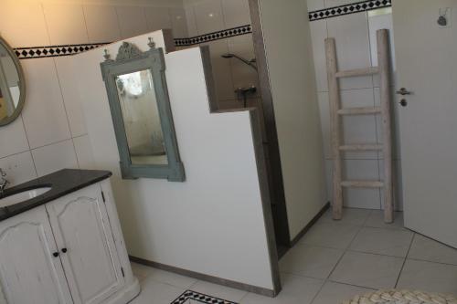 Koupelna v ubytování Wohnzopf