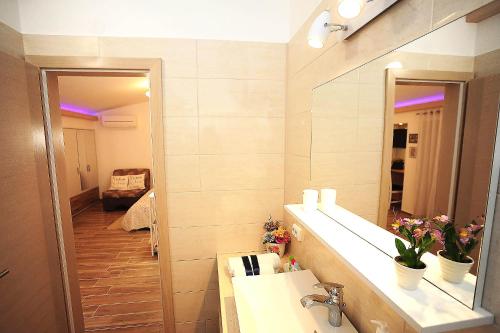 Kúpeľňa v ubytovaní Top Center Zadar Studio Apartments