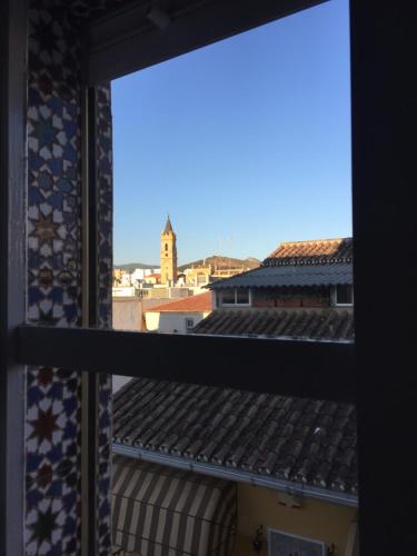 Vista general de Málaga o vista desde el albergue