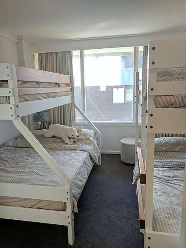 A bunk bed or bunk beds in a room at Hima 5