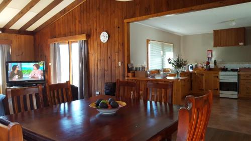 Dapur atau dapur kecil di Cradle Alpine Retreat