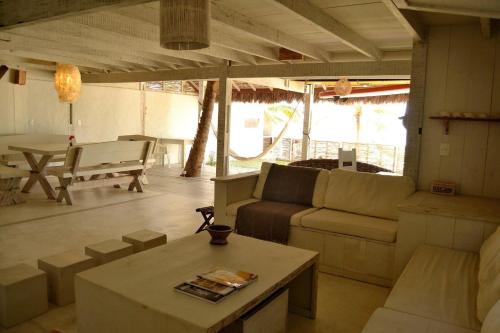 Nordestina Casa de Marにあるシーティングエリア