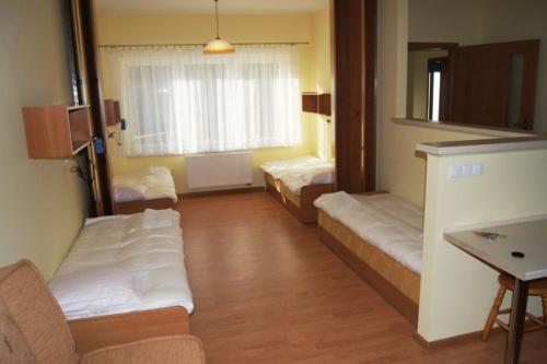 Katil atau katil-katil dalam bilik di Apartamenty Gościnne Med-Palace