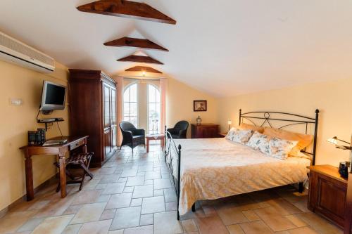 Postel nebo postele na pokoji v ubytování daMonte – Apartments and rooms