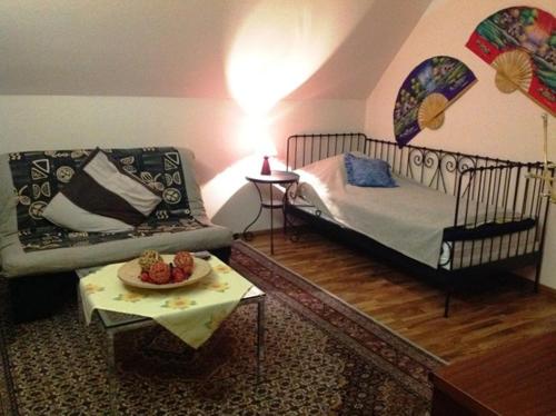 Postel nebo postele na pokoji v ubytování Gästehaus Fridolin