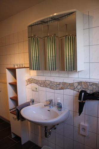 Koupelna v ubytování Ferienwohnung Laurias