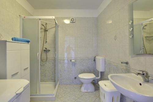 Koupelna v ubytování Apartment Frlan