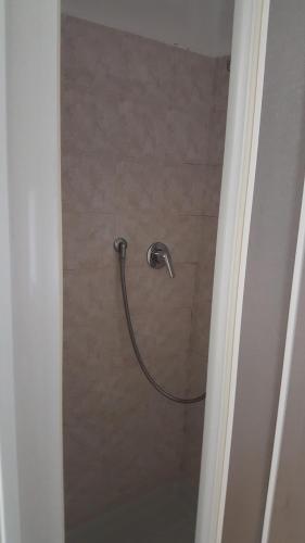 a shower with a hose in a shower stall at La Vallata in Rovieto