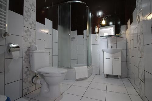 Koupelna v ubytování Uśmiech Morza