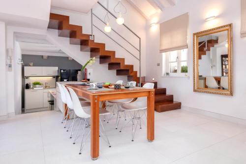 Η κουζίνα ή μικρή κουζίνα στο Luxury Apartment Bifora