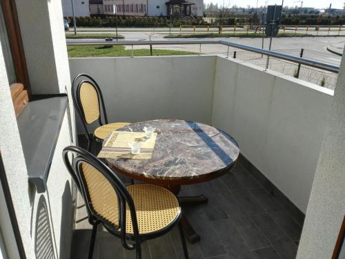 Μπαλκόνι ή βεράντα στο Apartamenty Pisz