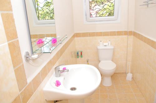 Un baño de Hotel-Residence Au Sable Blanc