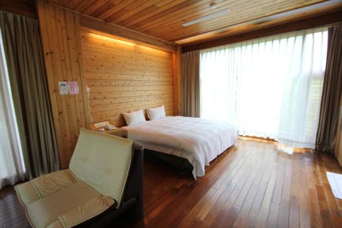 Postel nebo postele na pokoji v ubytování Pei Kong Creek Resort