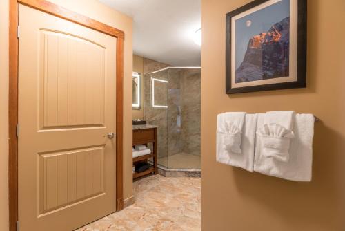 Bathroom sa Falcon Crest Lodge by CLIQUE