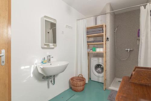 Koupelna v ubytování Nature apartment Kersnik