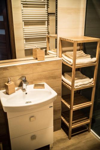 Ένα μπάνιο στο Apartamenty Opal