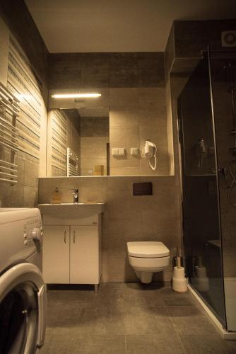 Ένα μπάνιο στο Apartamenty Opal