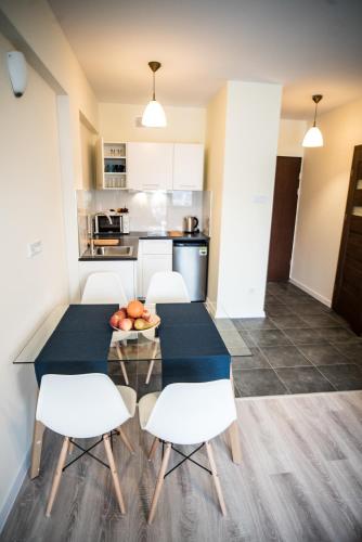 Η κουζίνα ή μικρή κουζίνα στο Apartamenty Opal