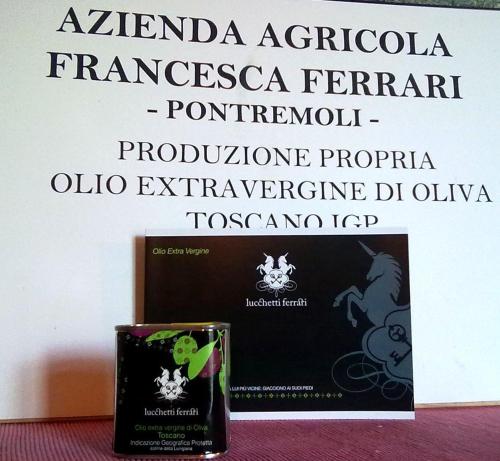 Certifikát, hodnocení, plakát nebo jiný dokument vystavený v ubytování Agriturismo Lucchetti Ferrari