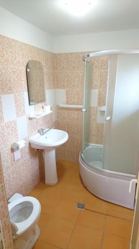 Koupelna v ubytování Casa Antonia