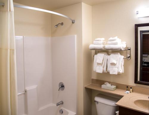 Ванна кімната в My Place Hotel-Bismarck, ND