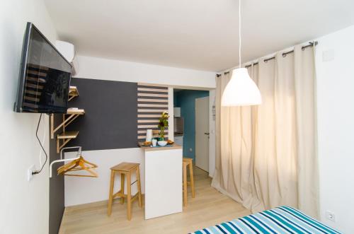 Μια τηλεόραση ή/και κέντρο ψυχαγωγίας στο Apartments Zore Glavinić