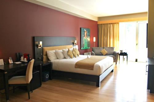 Кровать или кровати в номере Moulin Wakefield Mill Hotel & Spa