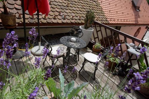 Balcon ou terrasse dans l'établissement Baderhaus