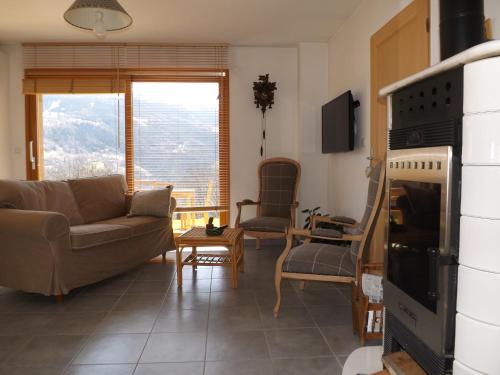 Μια τηλεόραση ή/και κέντρο ψυχαγωγίας στο Le chalet d'Heidi