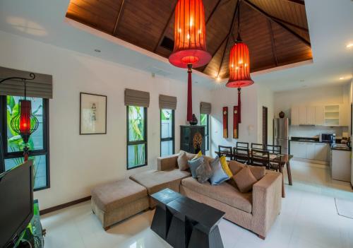 Η κουζίνα ή μικρή κουζίνα στο The Bell Pool Villa Resort Phuket