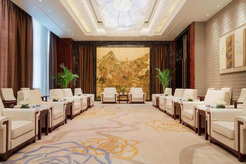 Χώρος καθιστικού στο Wanda Realm Jinhua