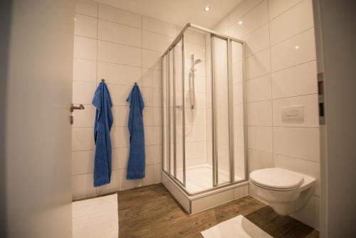 Koupelna v ubytování Ferienwohnung Hölscher