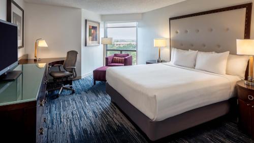 Postelja oz. postelje v sobi nastanitve Hyatt Regency Houston Intercontinental Airport