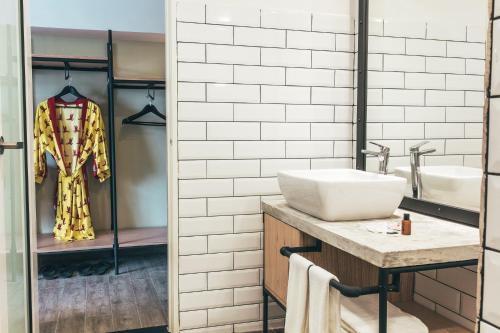 Koupelna v ubytování Dash Box Hotel Cyberjaya
