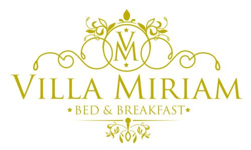 a logo for a bed and breakfast at Villa Miriam in Gragnano